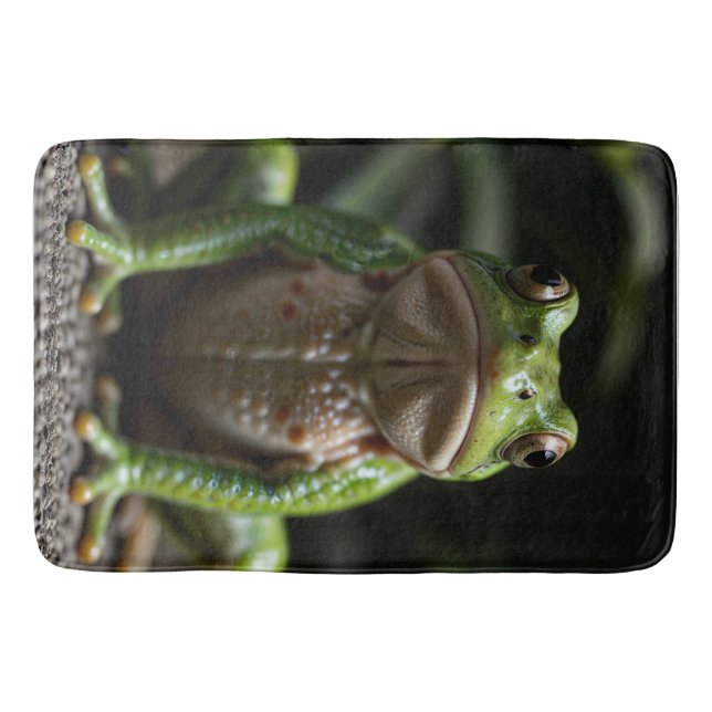 Green Frog Bath Mat (Front)