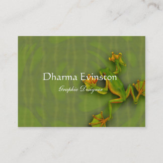 Green Frog Business Card