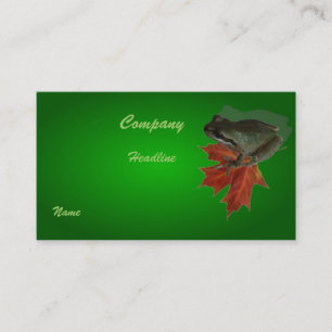 Green Frog Business Profile Card