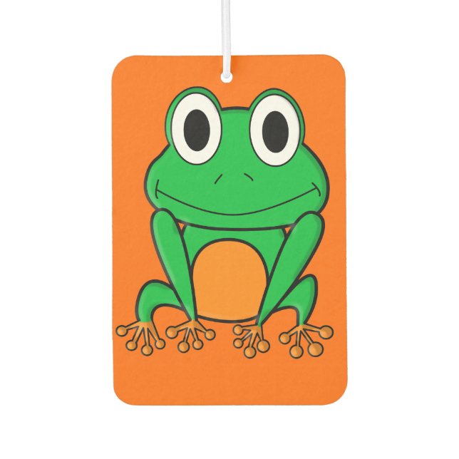 Green frog car air freshener (Front)