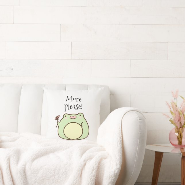 Green Frog Cushion (Couch)