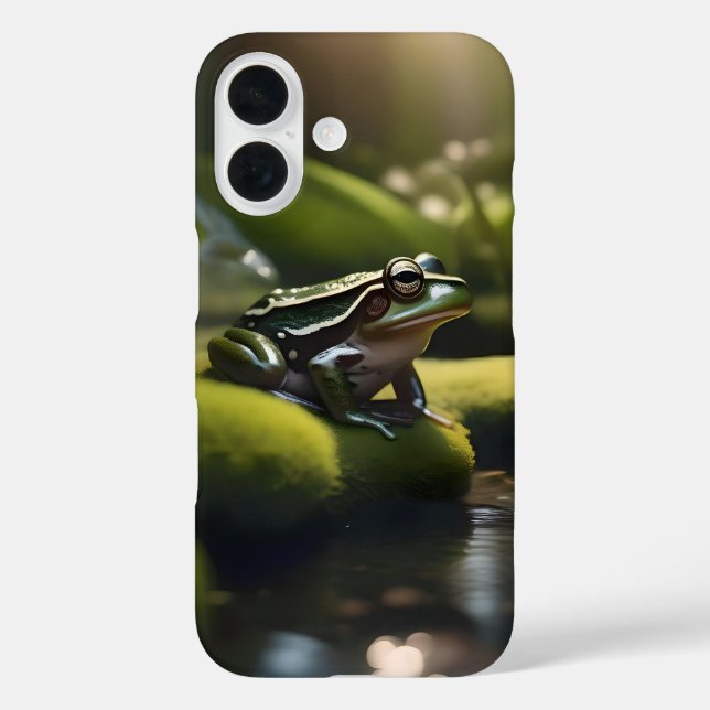 Green Frog Forest Life, Case-Mate iPhone Case (Back)