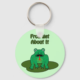 Green Frog - Frog Get About It Key Ring