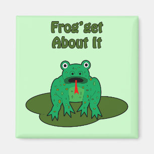 Green Frog - Frog Get About It Magnet