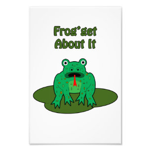 Green Frog - Frog Get About It Photo Print