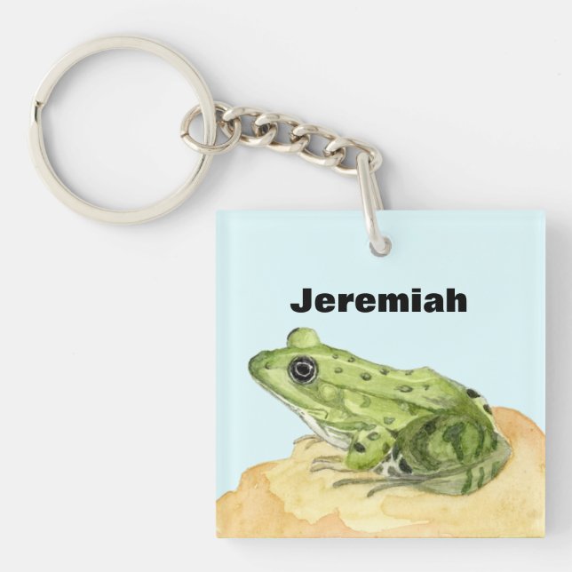 Green Frog Keychain (Front)