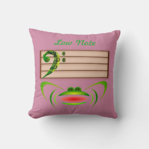 Green Frog Low Note Cushion
