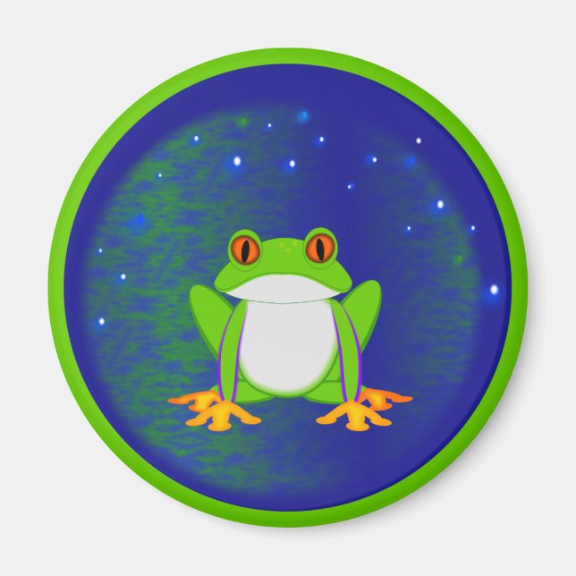Green Frog Magnet (Front)