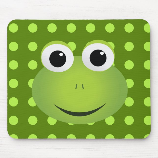 Green Frog Mousepad (Front)