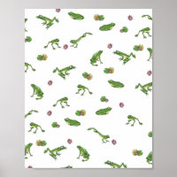 Green Frog Pattern