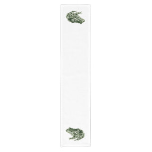 Green Frog Short Table Runner