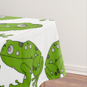 Green Frog  Tablecloth