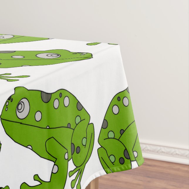 Green Frog  Tablecloth (In Situ)