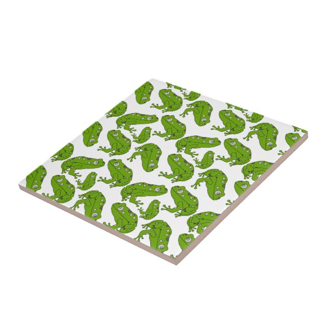 Green Frog Tile (Side)