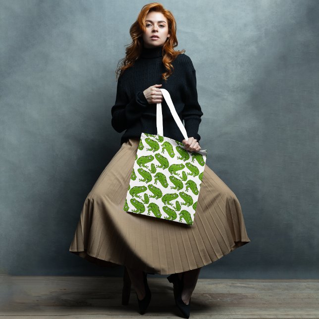 Green Frog Tote Bag (Creator Uploaded)