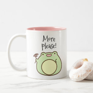 Green Frog Two-Tone Coffee Mug