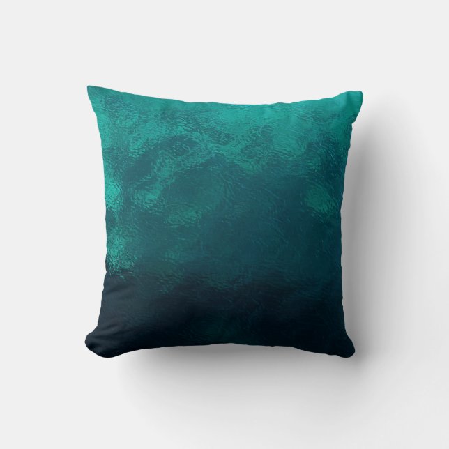 Green Frosted Glass Texture Cushion (Front)