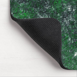 Green fungus upon whitish grey rock or tree trunk mouse mat