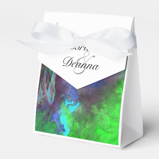 Green Fusion Favour Favour Box (Front Side)