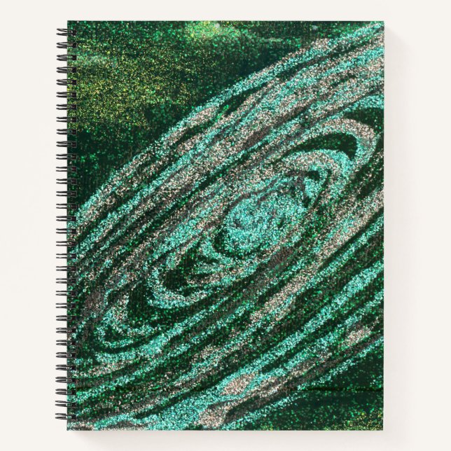 Green Galaxy Notebook (Front)