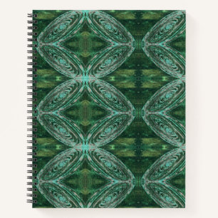 Green Galaxy Notebook