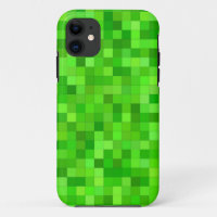 Green Gamer Pixels | Custom iPhone Case