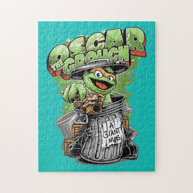 Green Garbage Monster  Jigsaw Puzzle (Vertical)