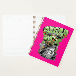 Green Garbage Monster  Planner