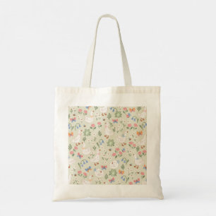 🦆🌿 Green Garden Animals Tote Bag