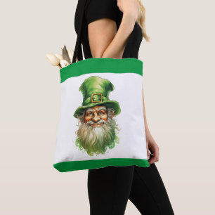 Green Garden Gnome 5 Tote Bag