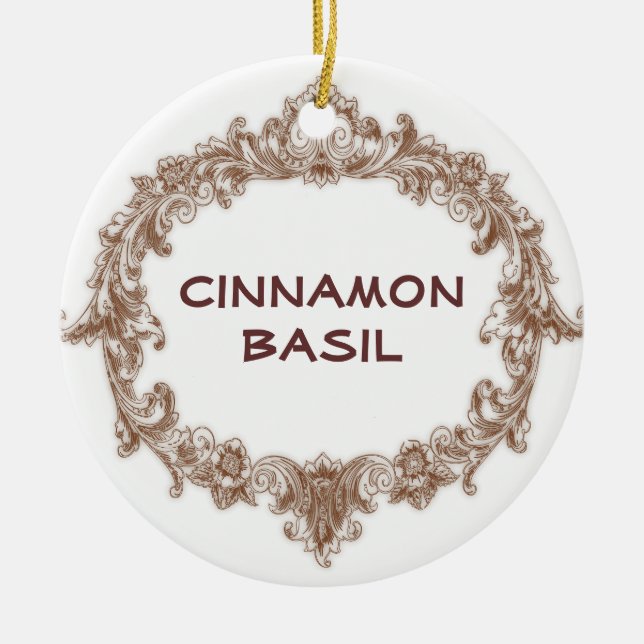 Green Garden Marker Ceramic Tree Decoration (Front)