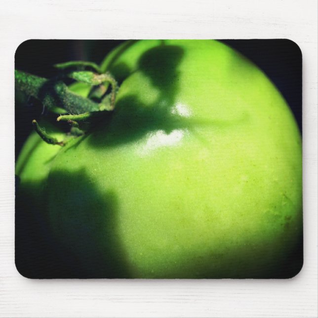 Green Garden Tomato Mouse Mat (Front)