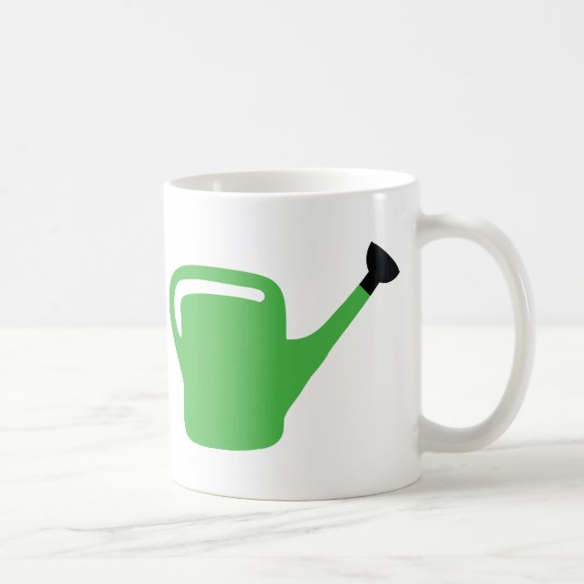 green gardener watering can coffee mug (Right)