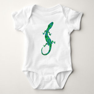 Green Gecko Baby Bodysuit