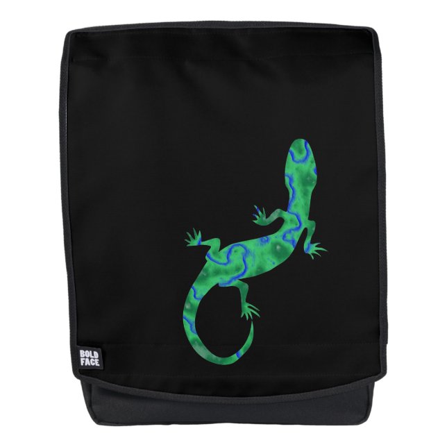 Green Gecko Backpack (Front)