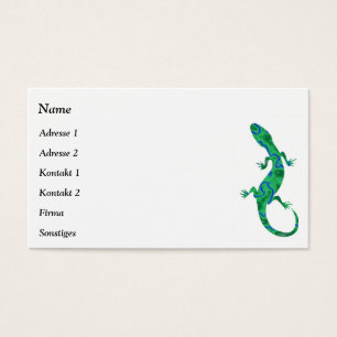 Green Gecko Business Cards