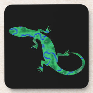 Green Gecko Coaster