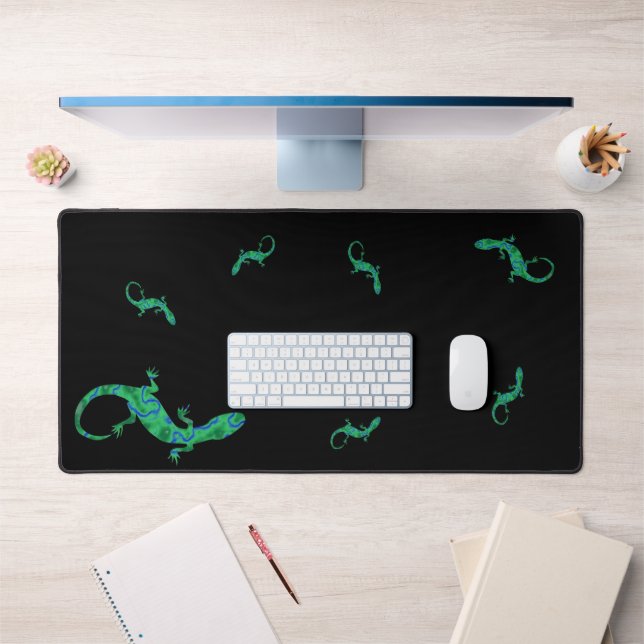 Green Gecko Desk Mat (Office 1)