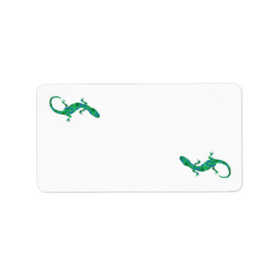 Green Gecko Label