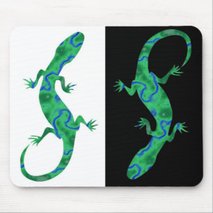 Green Gecko Mouse Mat