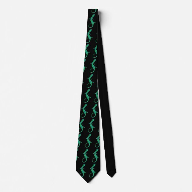 Green Geckos Tie (Front)