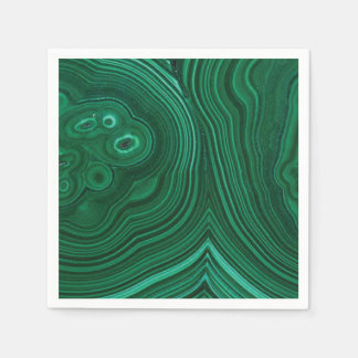 Green gemstone malachite natural stone design  napkin