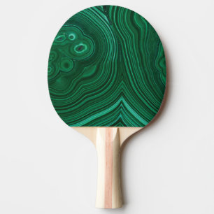 Green gemstone malachite natural stone design ping pong paddle