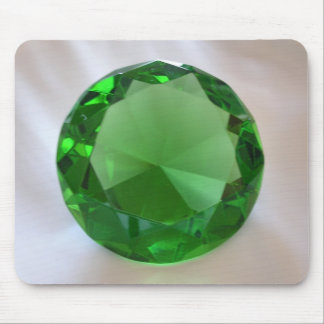 Green Gemstone Mouse Mat