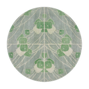 Green Geometric 1915 Hannah Borger Overbeck Cutting Board