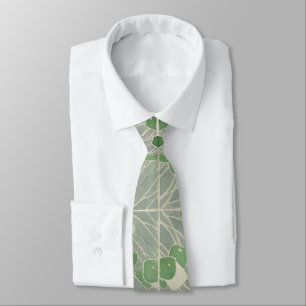 Green Geometric 1915 Hannah Borger Overbeck Tie
