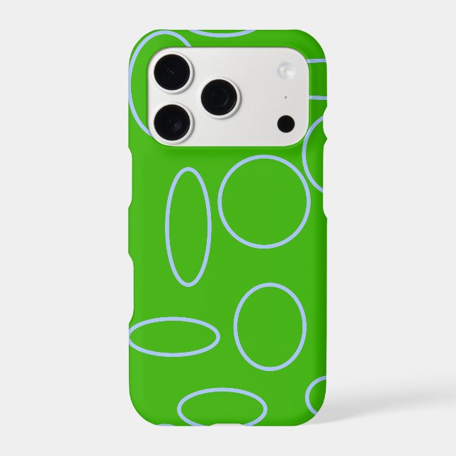 Green Geometric Circles (Back)