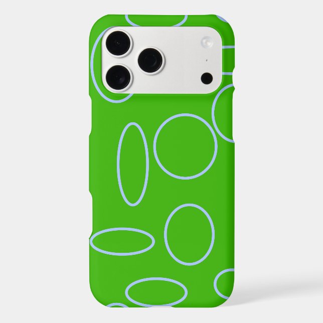 Green Geometric Circles (Back)