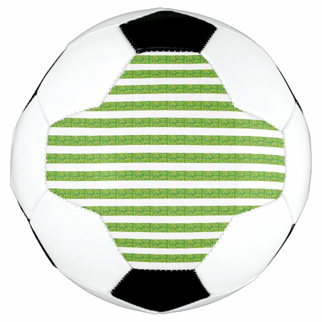 Green Geometric  Football (Front)