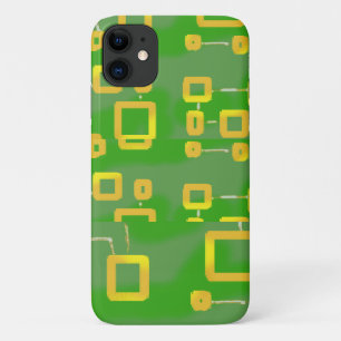 Green Geometric iPhone / iPad case